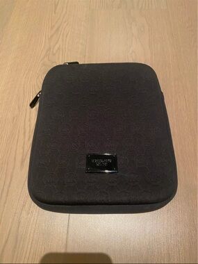 Michael Kors Black Neoprene I PAD Case 11.5 across